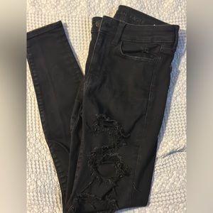 American Eagle Black size 2, Ne(x)t Level stretch, Hi-Rise Jeggings